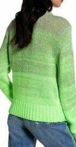 Treasure & Bond Women’s Green Space Dye Pullover Sweater in a size small