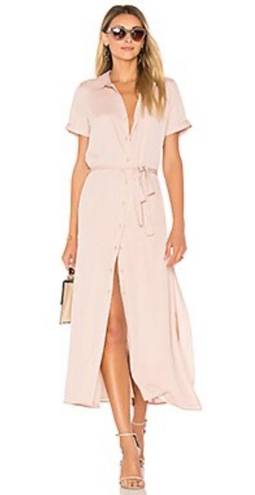 L'Academie REVOLVE L’Academie June The Maxi Shirtdress in Beige Small