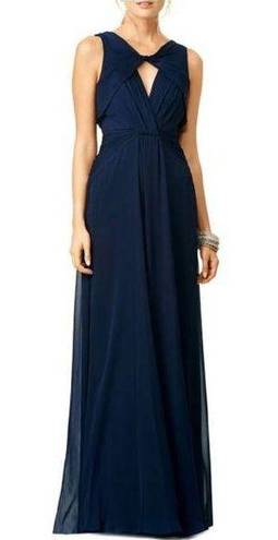 Badgley Mischka  Navy Blue Petunia Gown Size 6 US $795