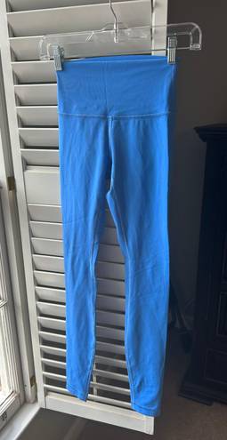 Lululemon NWT  Blue Nile Wunder Train Leggings