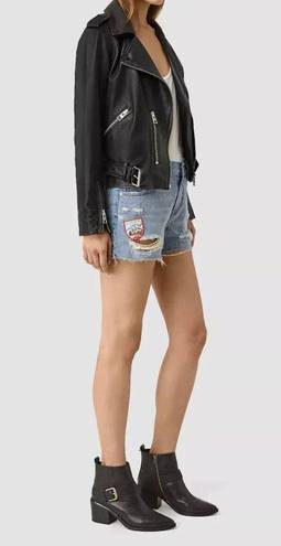 ALLSAINTS  kate distressed patches shorts Size 26