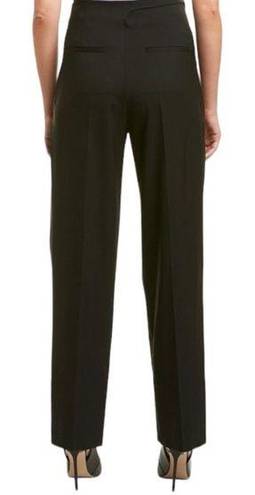 Helmut Lang  High Waisted Relaxed Wool Pant Wool Twill Black Trouser Women Size 0