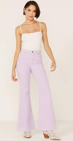 Rolla's Rolla’s Eastcoast High Rise Corduroy Flare Lavender Jeans 