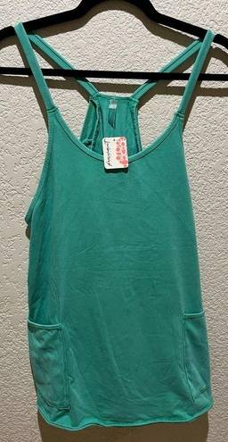 Free People NWT  Hot Shot Mini Dress Green Sheen Size XS Shorts Under