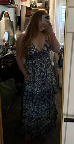 Abercrombie & Fitch Blue Maxi Dress