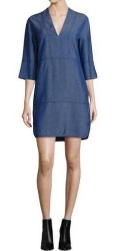 Vince  chambray vneck dress