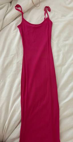 Hot Pink Maxi Dress