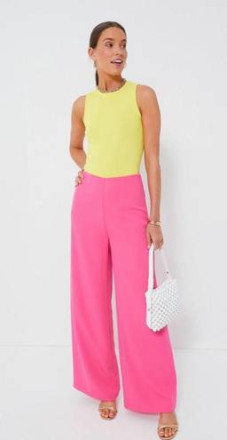 Tuckernuck  Pomander Place High Rise Hot Pink Wide Leg Pants New Size XS