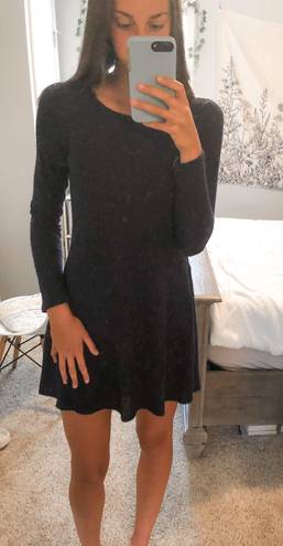 Alya Navy Blue Sweater Dress