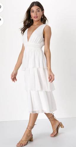 Lulus White Tulle Dress