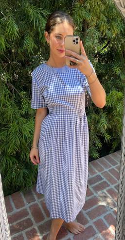 Kathie Lee Collection Vintage  plaid midi dress
