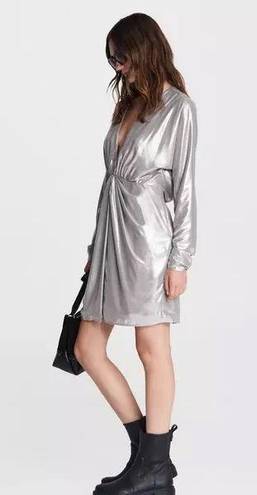 Rag and Bone  Eloise Metallic Mini Dress