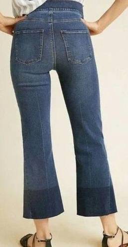 Spanx  Cropped Flare Raw Hem Jeans