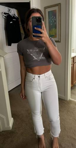 ZARA White Jeans