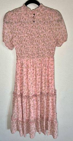 Petal and Pup  Vedas Midi Dress Pink Size 6