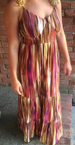 Miss Tina Knowles Tina Knowles Striped Sundress