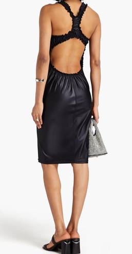 Alexander Wang Ruched Racerback Cutout Tank Dress