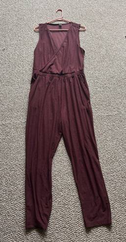 Old Navy Active Burgundy Jumpsuit