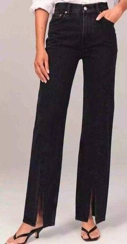 Abercrombie & Fitch 90s Relaxed Fit High Rise Jeans Black Size 28 / 6 Curve Love