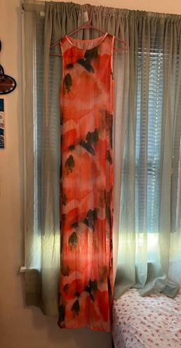 Beach Coverup Orange Size M