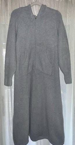 Barefoot Dreams  Cozychic pullover hooded robe 1/2 zip