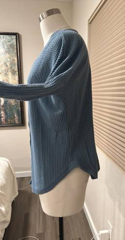 Wild Fable Button front cozy waffle knit top