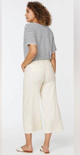 NYDJ  Womens Linen Cropped Wide Leg Pants size 10 NWT (b17)