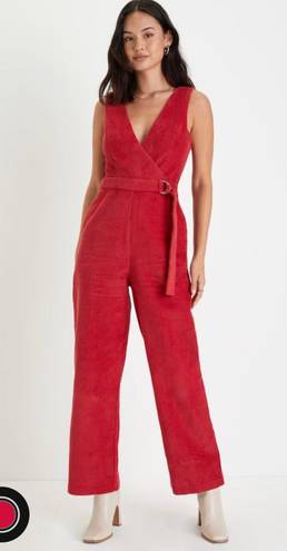 Lulus Red Jumpsuit