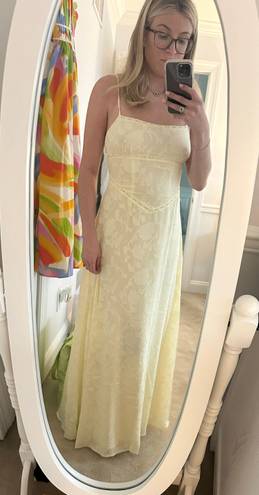 Princess Polly Yellow Maxi Dress