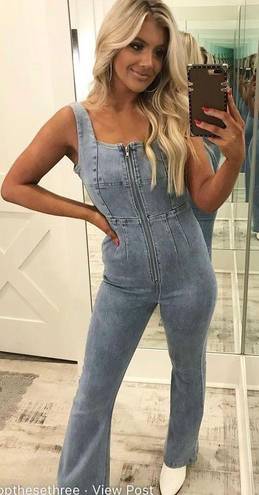 These Three Boutique Denim Jumpsuit