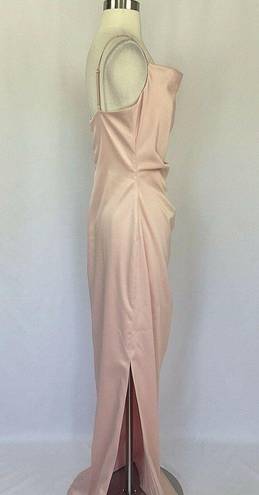 Laundry by Shelli Segal  Women's Formal Dress Size 12 Pink Satin Sleeveless Gown