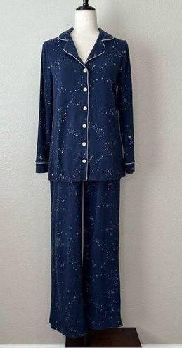 The Moon Soma Celestial and Star Printed Lounge Shirt Pants Set