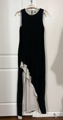 Halston Heritage Halston Black Flounce Gown Size 8 US $445