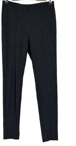 J.Jill  Ponte Knit Leggings Charcoal Gray Center Seam Mid Rise Stretch Size S