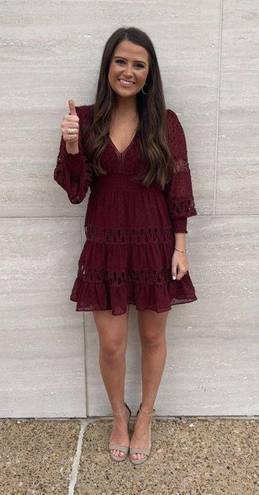 Red Dress Boutique Burgundy Lace Dress