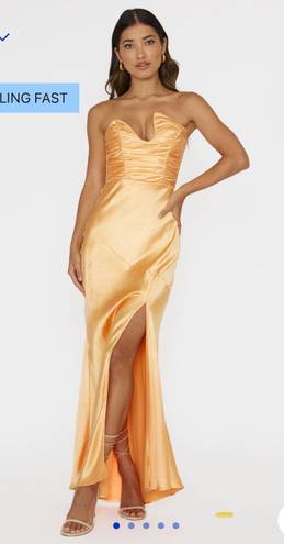 Selfie Leslie Blaise Asymmetric Neckline Maxi Dress