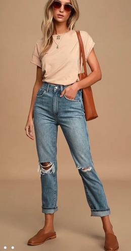 Pistola Eden High Rise Mom Jean- New