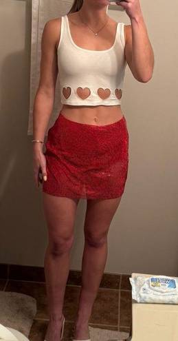 Lovers + Friends NWT  Heart Tank 