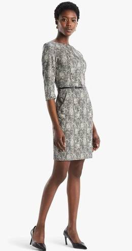 MM.LaFleur  Crackle Print Etsuko Sheath Dress Sz.12