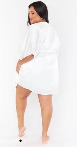 Show Me Your Mumu New  White First Look Robe Size XXL