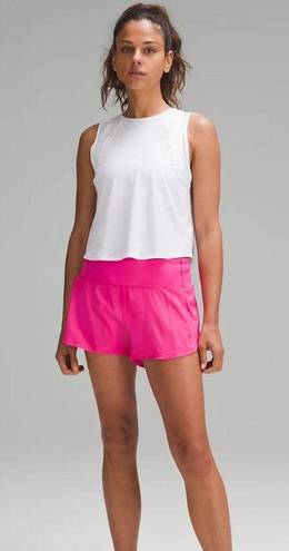 Lululemon Sonic Pink Speed Up Mid-Rise Lined Short 4"