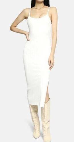 The Range  Dress Size Medium White NWT Alloy Rib Braided Midi Casual Comfort