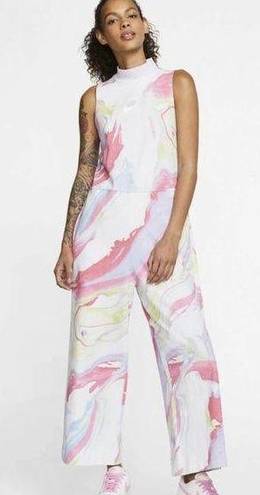 Nike  Jersey Tie Dye Jumpsuit Small