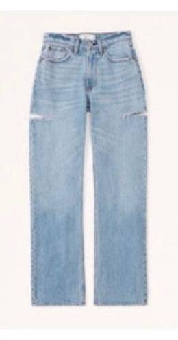 Abercrombie & Fitch Mid Rise Baggy Jeans