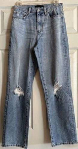 Uniqlo  Straight Leg Ripped Jeans Size 26