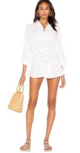 l*space NWT L* Pacifica Tunic Cover-Up in White sz M/L