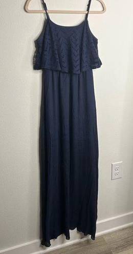 Just Be Women's  Blue Maxi Dress- Medium