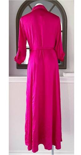 INC  Belted Maxi ShirtDress in Pink Tutu, Size 10 New w/Tag Retail $120