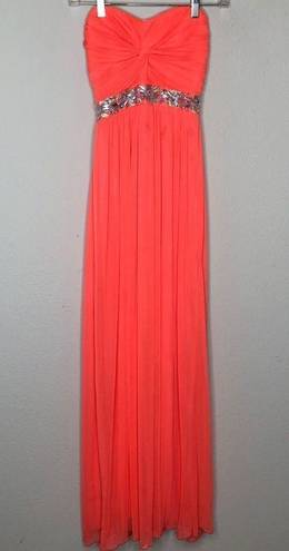 City Triangles  Strapless Prom Gown