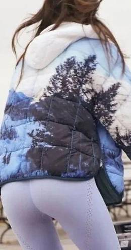 Free People Movement NEW |  Photoreal Pippa Packable Puffer Azure Combo Size XS